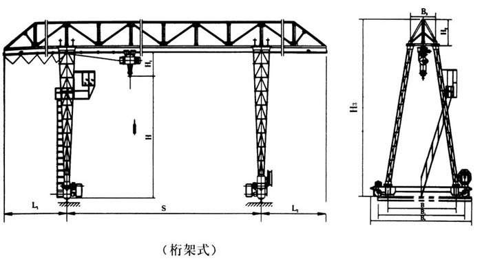 MHh型電動(dòng)葫蘆門(mén)式起重機(jī)