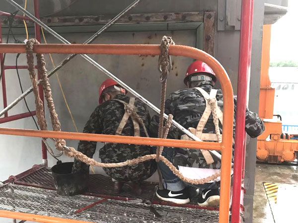閘門水封更換、改造施工